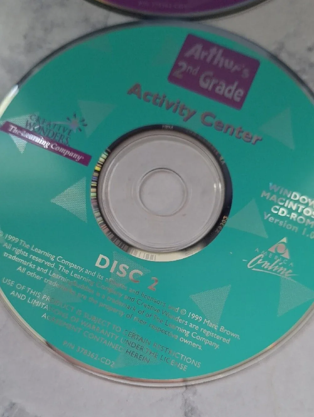 Arthur's 2nd Grade Activity Center PC/Mac CD-ROM - Purple & Teal